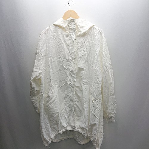 ◇ ⊂ GRL 長袖 ジップアップブルゾン サイズF オフホワイト レディース E 【中古】
