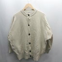 ◇ ⊇ JEANASIS ジーナシス 長袖 カーディガン サイズF ベージュ系 レディース E 【中古】(4)