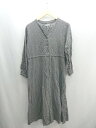 ◇ ⊇ URBAN RESEARCH ITEMS アーバンリサーチアイテムズ 長袖 膝下丈 ワンピース サイズF グレー系 レディース E 【中古】