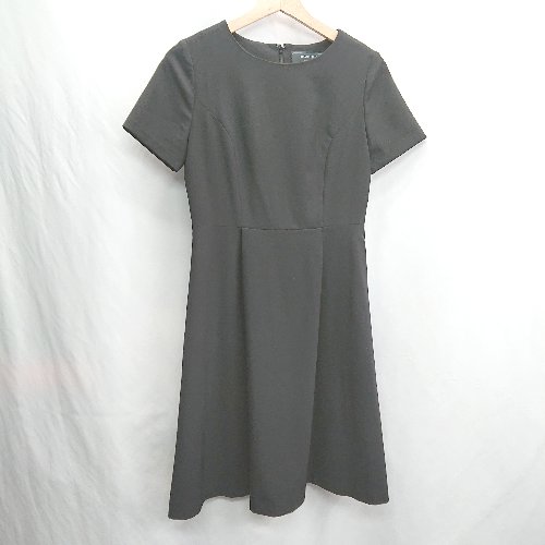 ◇ ⊂ BEAMS LIGHTS ビームス ライツ 半袖 膝丈 ワンピース サイズ36 ブラック系 レディース E 【中古】