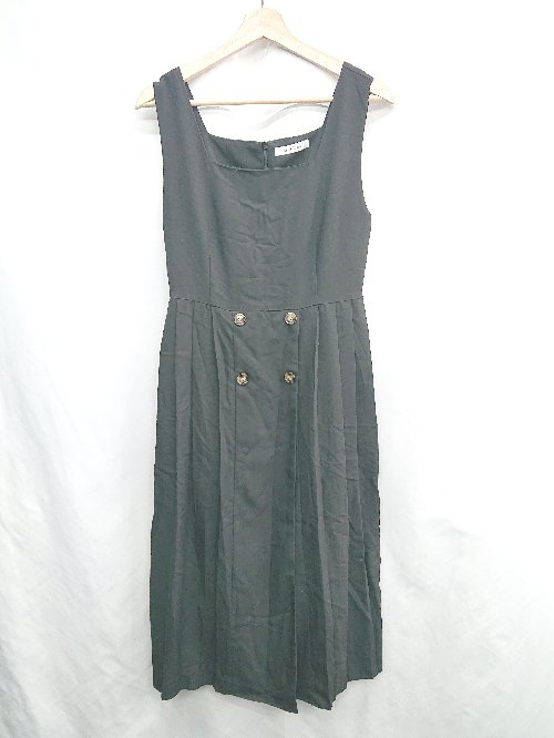 ◇ ⊂ archives アルシーヴ ノースリーブ ロング ワンピース サイズF ブラック レディース E 【中古】