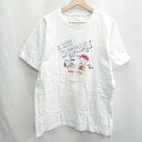 ◇ ⊂ w closet ダブルクローゼット GENUINE MERCHANDISEコラボ スヌーピー 半袖 Tシャツ サイズF ホワイト系 レディース E 【中古】