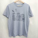 ◇ ⊂ Φ Timberland ティンバーランド 半袖 Tシャツ サイズL/G ブルーグレー系 レディース E 【中古】
