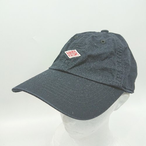 ◇ Θ DANTON ダントン ロゴワッペン アジャスター調節可能 キャップ ネイビー系 サイズF メンズ. レディース E 【中古】