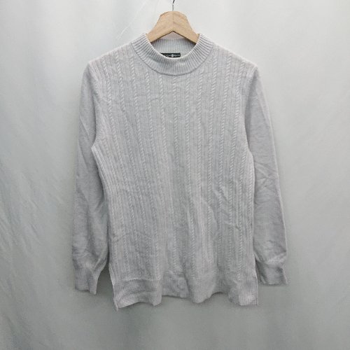 ◇ ⊇ Takashimaya 高島屋 長袖 ニット サイズL グレー系 レディース E 【中古】