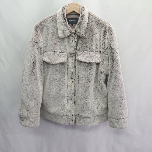 ◇ ⊇ COMME CA ISM コムサイズム エコファー 長袖 ブルゾン サイズF グレー レディース E 【中古】