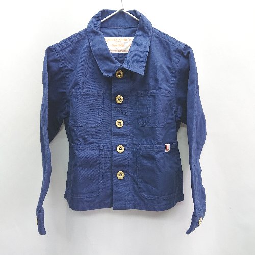 ◇ ⊂ UNIVERSAL OVERALL ユニバーサルオーバーオール キッズ 子供服 長袖 ジャケット サイズ110 ネイビー 男の子 E 【中古】