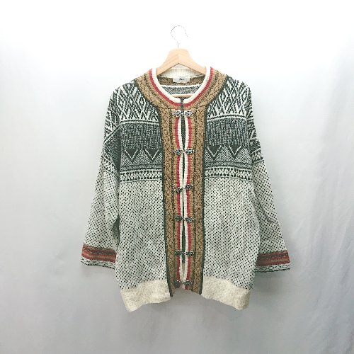 ◇ ⊇ MONO-MART モノマート MN.L 長袖 カーディガン サイズF ホワイト系 ブラック系 レディース E 【中古】 ◇ ⊇ MONO-MART モノマート MN.L 長袖 カーディガン サイズF ホワイト系 ブラック系 レディース E 【中古】