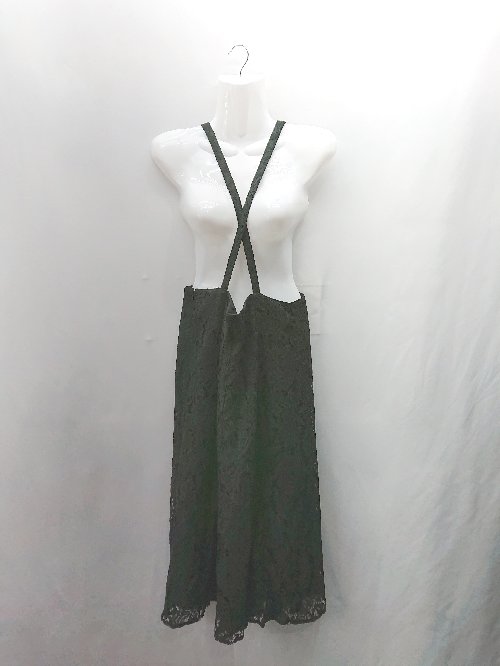 ◇ Θ FREE'S MART フリーズマート 総柄 ロング ワンピース サイズM ブラック系 レディース E 【中古】