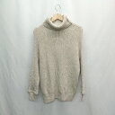 ◇ ⊇ IENA イエナ タートルネック 長袖 ニット セーター サイズ表記なし ベージュ系 レディース E 【中古】(4)