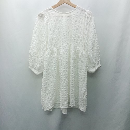 ◇ ⊂ ◎ Alma Design アルマデザイン 長袖 チュニック サイズM ホワイト レディース E 【中古】 ◇ ⊂ ◎ Alma Design アルマデザイン 長袖 チュニック サイズM ホワイト レディース E 【中古】
