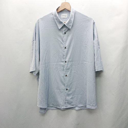 ◇ ⊂ EDDEN ELLEN エデンエレン サテン生地 半袖 ブラウス サイズM スカイブルー メンズ E 【中古】 ◇ ⊂ EDDEN ELLEN エデンエレン サテン生地 半袖 ブラウス サイズM スカイブルー メンズ E 【中古】