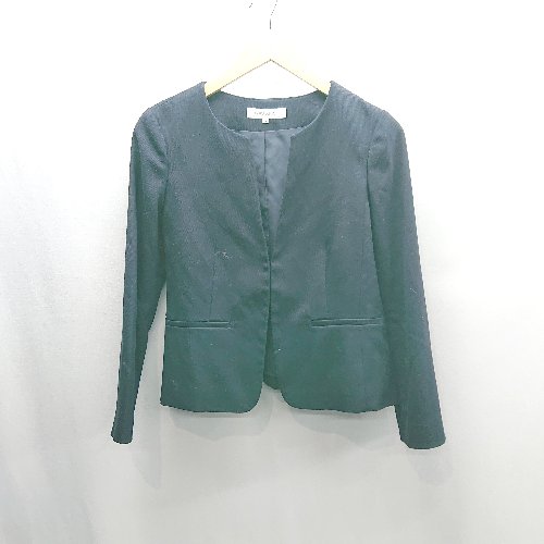 ◇ ⊂ NATURAL BEAUTY BASIC 長袖 ジャケット サイズS ネイビー レディース E 【中古】