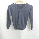 ◇ ⊇ RALPH LAUREN ラルフ ローレン キッズ 子供服 長袖 ニット セーター サイズ 120 ネイビー系 メンズ E 【中古】