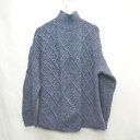 ◇ ⊇ antiqua アンティカ 長袖 ニット サイズF ネイビー レディース E 【中古】