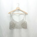 ◇ Θ ノーブランド ビスチェ サイズ表記なし シルバー レディース E 【中古】