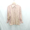 ◇ ⊇ green label relaxing 長袖 シャツ サイズ表記なし ピンク レディース E 【中古】(4)