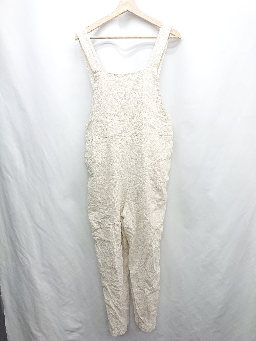 ◇ ⊂ LOUNGEDRESS ラウンジドレス オールインワン サイズF ベージュ レディース E 【中古】