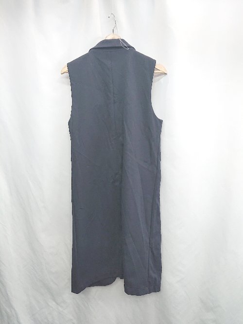 ◇ ⊇ LEPSIM レプシィム ロングベストジャケット サイズF ネイビー系 レディース E 【中古】