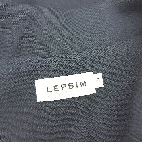 ◇ ⊇ LEPSIM レプシィム ロングベストジャケット サイズF ネイビー系 レディース E 【中古】