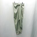 ◇ ⊂ ZARA ザラ サイドスリット入り 膝下丈 セミタイト スカート サイズXS グリーン レディース E 【中古】