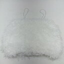 ◇ Θ uyu. ウユ ビーズ装飾 ビスチェ サイズF ホワイト レディース E 【中古】