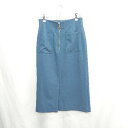 ◇ Θ PROPORTION BODY DRESSING 膝下丈 タイト スカート サイズM ブルー系 レディース E 【中古】(4)