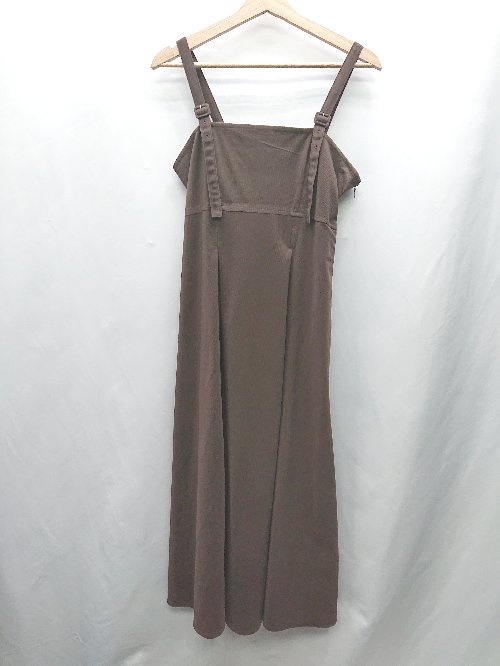 ◇ Θ w closet ダブルクローゼット コーデュロイ ロング丈 ワンピース サイズF ブラウン系 レディース E 【中古】