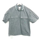 ◇ ⊂ H&M エイチアンドエム ハーフボタン 半袖 シャツ サイズXS ブラック メンズ E 【中古】(4)