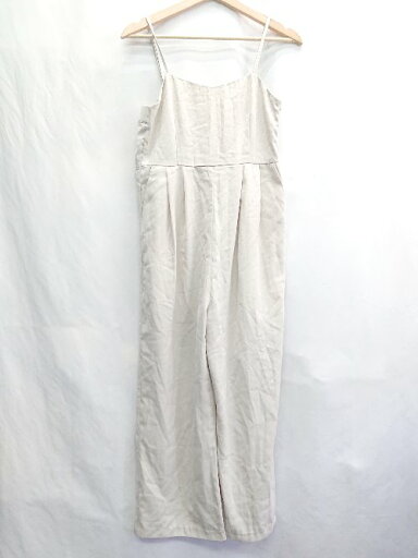 ◇ Θ LOWRYS FARM ローリーズファーム 肩ひも調節可能 オールインワン サイズF ベージュ系 レディース E 【中古】 ◇ Θ LOWRYS FARM ローリーズファーム 肩ひも調節可能 オールインワン サイズF ベージュ系 レディース E 【中古】