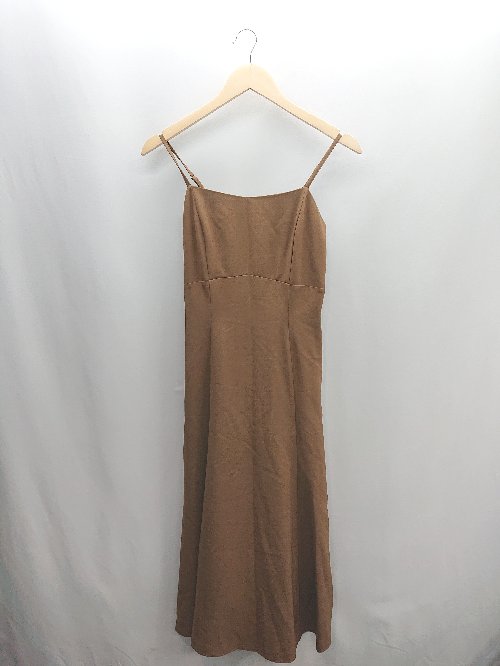 ◇ ⊂ And Couture アンドクチュール ロング ワンピース サイズ38 ブラウン系 レディース E 【中古】