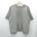 ◇ Θ PAGEBOYLIM ページボーイリム 五分袖 プルオーバー サイズM チャコールグレー メンズ E 【中古】