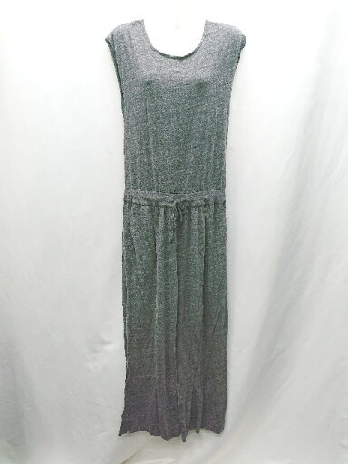 ◇ ⊂ JOURNAL STANDARD relume 総柄 ウエストゴム 半袖 オールインワン サイズF チャコールグレー レディース E 【中古】 ◇ ⊂ JOURNAL STANDARD relume 総柄 ウエストゴム 半袖 オールインワン サイズF チャコールグレー レディース E 【中古】
