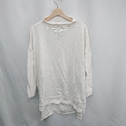 ◇ ⊂ patterntorso スリット入り 長袖 ニット サイズF オフホワイト系 レディース E 【中古】