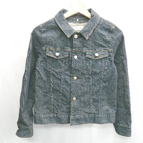 ◇ ⊇ OPAQUE.CLIP 襟取り外し可能 長袖 デニムジャケット サイズ36/S インディゴブルー系 レディース E 【中古】 ◇ ⊇ OPAQUE.CLIP 襟取り外し可能 長袖 デニムジャケット サイズ36/S インディゴブルー系 レディース E 【中古】