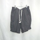 ◇ ⊂ SAFARI&TRAVEL OUTFITTERS バックウエストゴム サファリショーツ サイズL ブラック メンズ E 【中古】