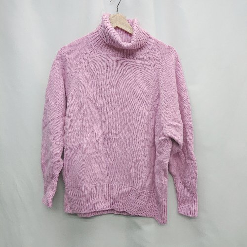 ◇ ⊇ 23区 ニジュウサンク タートルネック 羊毛、カシミヤ混合 長袖 ニット サイズ38 ピンク レディース E 【中古】