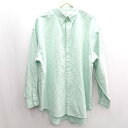 ◇ Θ DISCOAT ディスコート 長袖 シャツ サイズF ライトグリーン メンズ E 【中古】
