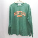 ◇ Θ BASQUE magenta バスクマゼンタ 長袖 ロンT サイズF グリーン メンズ E 【中古】