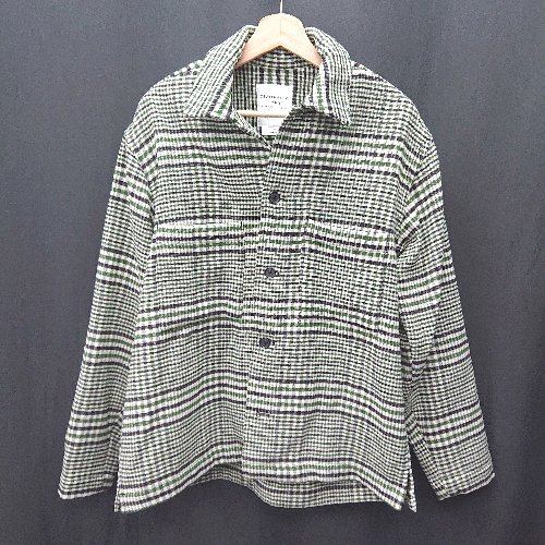 ◇ ⊇ CIAOPANIC TYPY チャオパニックティピー ブロックチェック 長袖 ジャケット サイズL グリーン系 レディース E 【中古】 ◇ ⊇ CIAOPANIC TYPY チャオパニックティピー ブロックチェック 長袖 ジャケット サイズL グリーン系 レディース E 【中古】