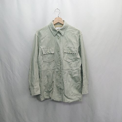 ◇ ⊇ ◎ MAISON SPECIAL 長袖 レザージャケット サイズF ライトグリーン系 レディース E 【中古】