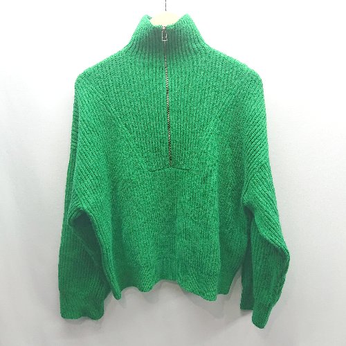 ◇ ⊇ MOUSSY マウジー 長袖 セーター サイズF グリーン系 レディース E 【中古】