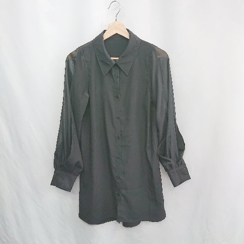 ◇ ⊂ RESEXXY リゼクシー 長袖 シャツ サイズF ブラック レディース E 【中古】