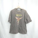 ◇ ⊂ PUBLUX NIRVANA ロゴプリント 半袖 Tシャツ サイズS グレー系 マルチカラー メンズ レディース E 【中古】