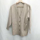 ◇ ⊇ SHOO・LA・RUE シューラルー Vネック 長袖 カーディガン サイズF モカブラウン系 レディース E 【中古】|詳細画像