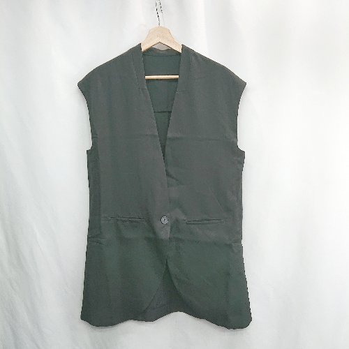 ◇ ⊂ apaiser ノースリーブ ジャケット サイズF ブラック レディース E 【中古】
