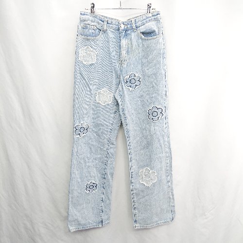 ◇ Θ SHEIN シーイン パッチワーク デニム サイズM ライトブルー レディース E 【中古】のサムネイル