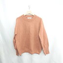 ◇ ⊇ M_ エムアンダーバー 長袖 ダブルニット サイズFREE オレンジ レディース E 【中古】(4)