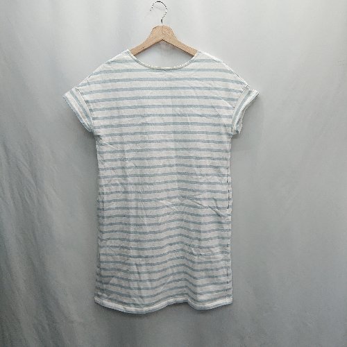 ◇ ⊂ URBAN RESEARCH DOORS ボーダー 半袖 膝丈 ワンピース サイズONE ホワイト系 レディース E 【中古】
