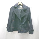 ◇ ⊇ Ungrid アングリッド 長袖 ピーコ―ト サイズM ネイビー レディース E 【中古】